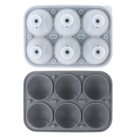 Baseball Ice Cube Balls Mold | 1 Piece Reusable Silicone Ice Mold for Whiskey Iced Coffee Bartending Use