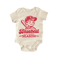 thumbnail image 1 of Baseball Is My Favorite Newborn Baby Bodysuit, 1 of 6