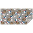 thumbnail image 1 of Baseball Items Pattern Rectangle Tablecloth 60"x120",Waterproof Polyester Rectangle Table Cloth, Wipeable Spillproof Polyester Tablecloth for Dining, Camping, Indoor and Outdoor, 1 of 6