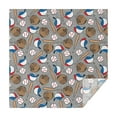 thumbnail image 1 of Baseball Items Pattern Square Tablecloth,Waterproof Square Table Cover,Wipeable Spillproof Washable Table Cover for Home Kitchen Party Decor 52"x52"(132x132cm), 1 of 6