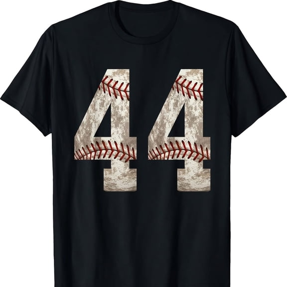 Baseball Jersey Number 44 Ouit Di Ball Design T-S1Hirt01