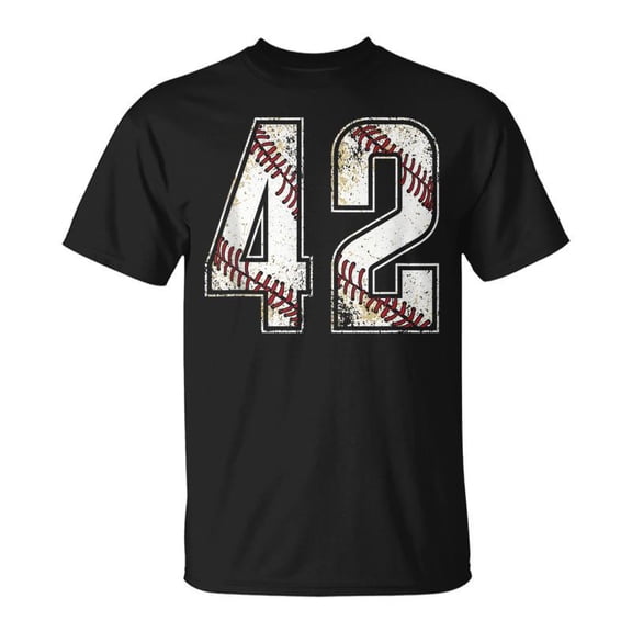 Baseball Jersey Number Retro Birthday TShirt