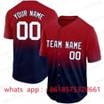thumbnail image 1 of Baseball Jerseys Custom Sportswear Fashion Hip Hop Print Your Team Name&Number Shirt Compe, 1 of 3