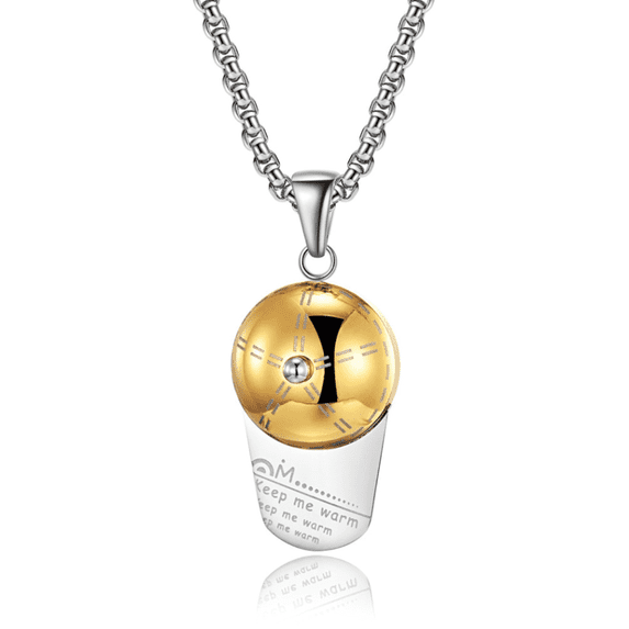 Baseball Jewelry Women - Baseball Necklace - Baseball Accessories - Bikers Necklace (Golden Poppy)