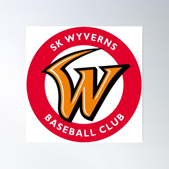 Baseball - Kbo - Incheon Wyverns Poster Wall Art, Modern Wall Decor For Living Room Bedroom, 12x18 UNFRAMED