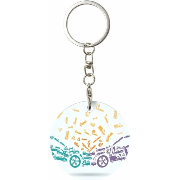Baseball Keychain, Key Chain Keychains Organizer Keyring for Women Men Boy Girls