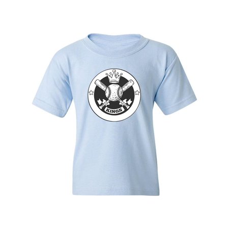 Baseball Kings T-Shirt Juniors -Image by Shutterstock, Large