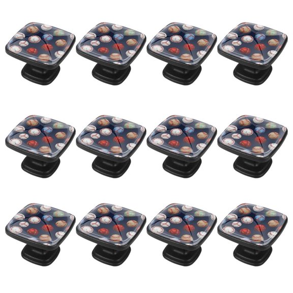 Baseball Kitchen Cabinet Knobs 12 Pack Drawer Knobs Cabinet Hardware