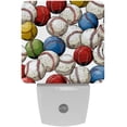 thumbnail image 1 of Baseball LED Square Night Lights - Small and Bright Illumination for Your Space, 1 of 6