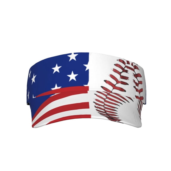 Baseball Lace Flag Sports Sun Visor Hats Adjustable Sun Visor Caps For Women And Men