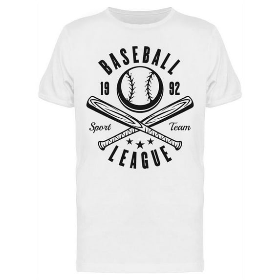 Baseball League. Poster T-Shirt Men -Image by Shutterstock, Male Medium