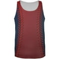 thumbnail image 1 of Baseball League Red and Navy Blue All Over Mens Tank Top Multi X-LG, 1 of 2