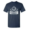 thumbnail image 1 of Baseball Legend Sarcastic Humor Graphic Tees Gift For Mens Novelty Funny T Shirt, 1 of 5