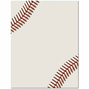 Baseball Letterhead Laser & Inkjet Printer Paper, 100 Sheet Pack