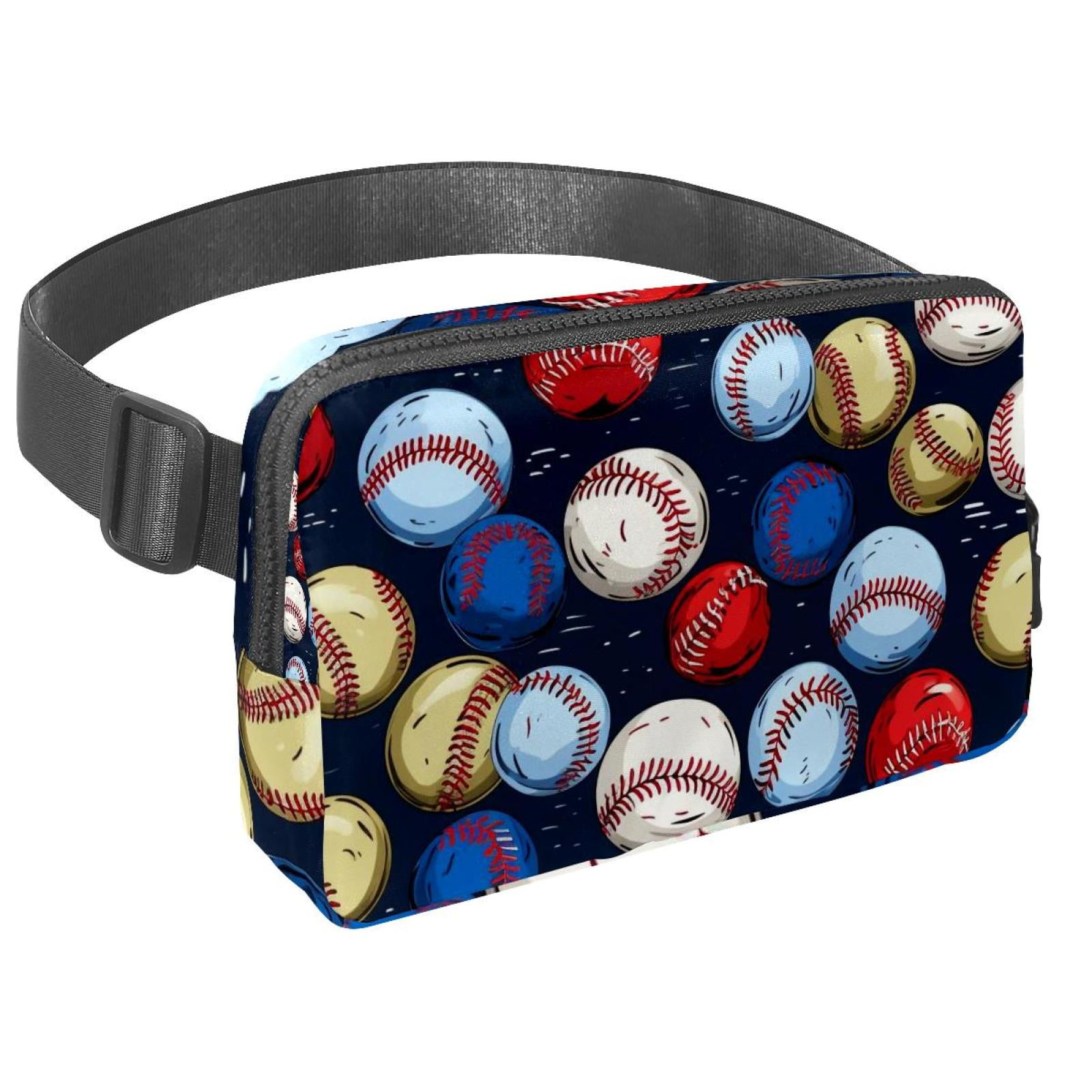 Baseball Lightweight Adjustable Waist Pack with Extension Strap for Unisex, Fanny Packs, Fanny Bag