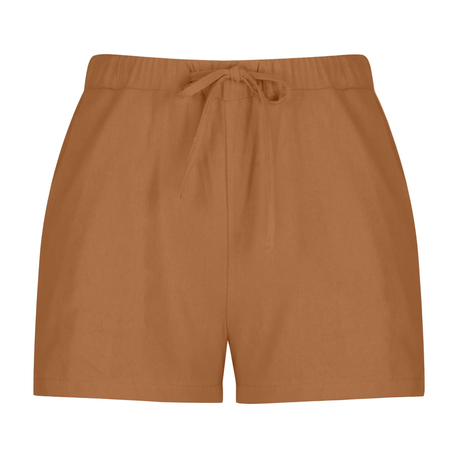 Weintee Men's 7 Inch Inseam Linen Shorts - Breathable & Comfortable With Pockets & Drawstring Waist