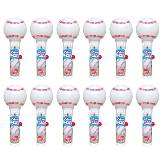 Baseball Lollipop Holder Case, 12 Count, Includes Lollipops