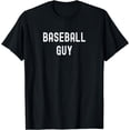 thumbnail image 1 of Baseball Lover Gift, Baseball Guy T-Shirt, 1 of 3