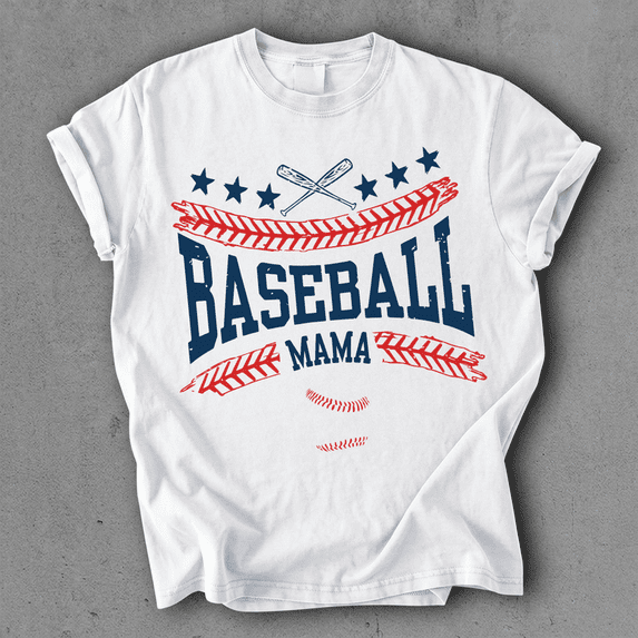 Baseball Mama Classic Tee – Sporty Mom Graphic Shirt