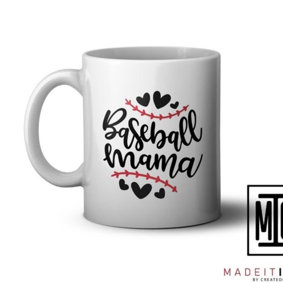 Baseball Mama Coffee Mug, Custom Coffee Mug, Baseball Mom Gift, Custom Baseball Cup, Baseball Mom, Baseball Mom Gif, Pernalized Mug.