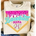 thumbnail image 1 of Baseball Mama Drip Sweatshirt, Ice Cream Drip Baseball Shirt, Game Day Baseball Mom Sweatshirt, Dripping Baseball Mama Sweatshirt, 1 of 5