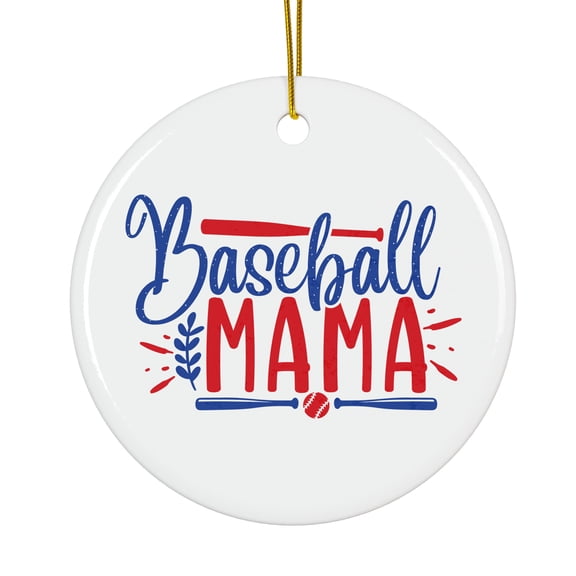 Baseball Mama Magical Season Treasure For Gifts And Surprises Hanging Round Ornament