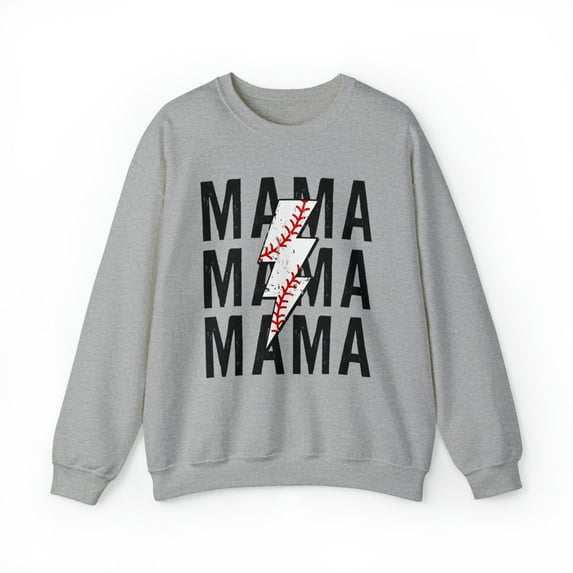 Baseball Mama Mom Mothers Day Sweatshirt, Gifts, Crewneck