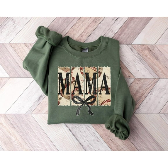 Baseball Mama Retro Baseball Mama Sweater Baseball Mama Sweatshirt Baseball Lover Mother Day Gift Trendy Mother Day Gift
