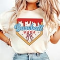 thumbnail image 1 of Baseball Mama T-Shirt, Ice Cream Drip Game Day Shirt, Cute Baseball Mom T-Shirt, Retro Sports Season T-Shirt, Summer Ballpark Outfit, 1 of 5