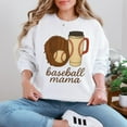 thumbnail image 1 of Baseball Mama, Vintage Baseball, Baseball Mom, Game Day Baseball, Retro Coquette Baseball Bow Design, Ballpark Mama793 Sweatshirt All Size S-5XL, 1 of 5