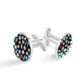 thumbnail image 1 of Baseball Men's Stainless Steel Cufflinks for Versatile Style - for Dress Shirts and Suits - Elegant Silver Jewelry for Any Occasion, 1 of 6