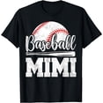 thumbnail image 1 of Baseball Mimi Baseball Player Game Day Mother's Day T-Shirt, 1 of 3