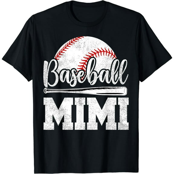 Baseball Mimi Baseball Player Game Day Mother's Day T-Shirt