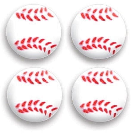 Baseball Molded Sugar Decorations (12 pieces)