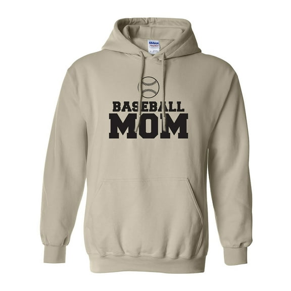 Baseball Mom Adult Hooded Sweatshirt