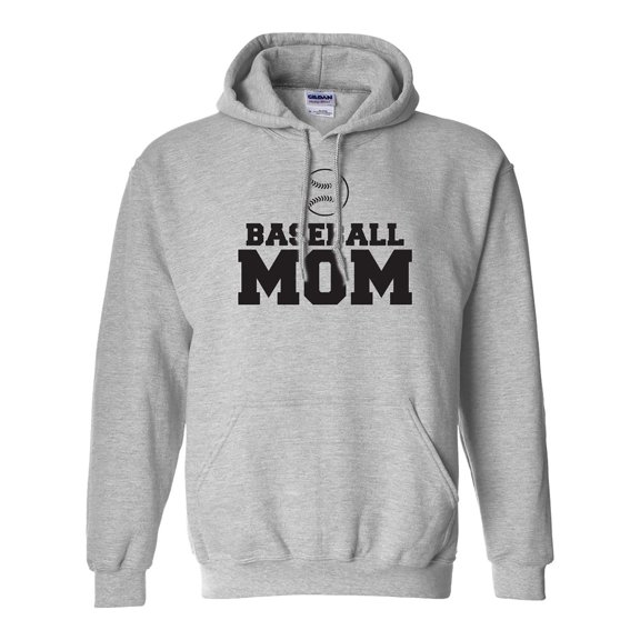 Baseball Mom Adult Hooded Sweatshirt