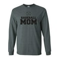 thumbnail image 1 of Baseball Mom Adult Long Sleeve T-shirt, 1 of 3