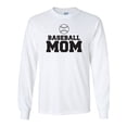 thumbnail image 1 of Baseball Mom Adult Long Sleeve T-shirt, 1 of 3