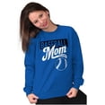 thumbnail image 1 of Baseball Mom Cute Proud Sports Mother Women Crewneck Sweatshirt Brisco Brands M, 1 of 6