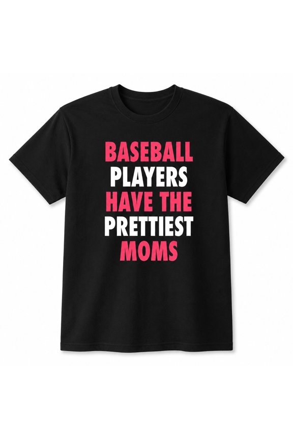 Baseball Mom Graphic T-Shirt, Unisex Classic Fit Tee