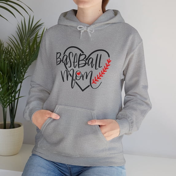 Baseball Mom Hoodie Sweatshirt