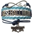 thumbnail image 1 of Baseball Mom Infinity Bracelet- Navy -, 1 of 1