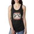 thumbnail image 1 of Baseball Mom Jaguar Print Sports Ladies Racerback Tank Top, Black, X-Large, 1 of 5