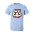 thumbnail image 1 of Baseball Mom Jaguar Print Sports Men's Graphic T-Shirt, Light Blue, X-Large, 1 of 4