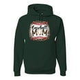 thumbnail image 1 of Baseball Mom Jaguar Print Sports Unisex Graphic Hoodie Sweatshirt, Forest Green, Medium, 1 of 4