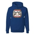 thumbnail image 1 of Baseball Mom Jaguar Print Sports Unisex Graphic Hoodie Sweatshirt, Royal, 3X-Large, 1 of 4