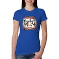 thumbnail image 1 of Baseball Mom Jaguar Print Sports Womens Slim Fit Junior Tee, Royal, XX-Large, 1 of 5