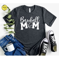 Baseball Mom Life T-Shirt: Womens Sports Shirt Tshirt All Size S-5XL