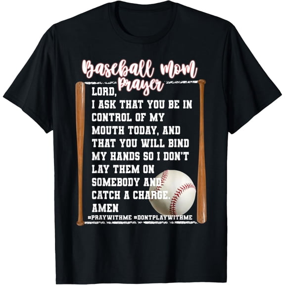 Baseball Mom Prayer Game Day Softbal Christian Religious T-Shirt Unisex S-5XL Hot Trending Shirt, Vintage Birthday Gift