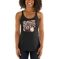 thumbnail image 1 of Baseball Mom Racerback Tank-Top Women,Ladies Racerback Black (S), 1 of 1